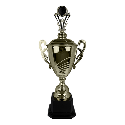 Trofeo de Copa de Metal con Figura Serie M2